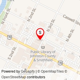 Pizazz Resale Shop on North 3rd Street, Smithfield North Carolina - location map