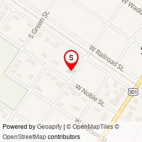 Massey's Wheel Aligning on West Noble Street, Selma North Carolina - location map