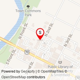 The Pink Pineapple Boutique on North 2nd Street, Smithfield North Carolina - location map