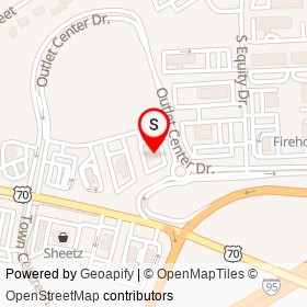 Cici's Pizza on Outlet Center Drive, Smithfield North Carolina - location map