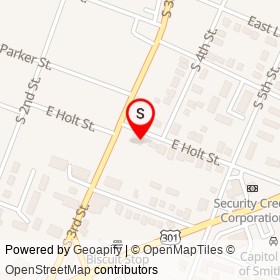Chefella's at The Dupree House on East Holt Street, Smithfield North Carolina - location map