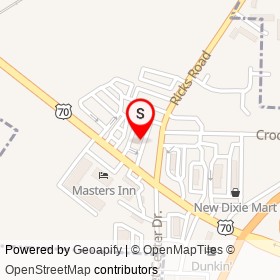 McDonald's on Ricks Road, Selma North Carolina - location map