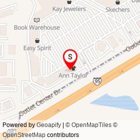 The Children's Place on Outlet Center Drive, Selma North Carolina - location map