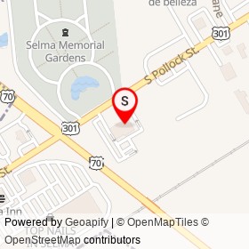 Parrish Funeral Home, Inc on South Pollock Street, Selma North Carolina - location map