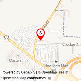 Cook Out on Ricks Road, Smithfield North Carolina - location map