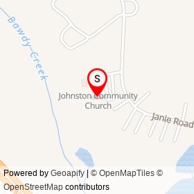 No Name Provided on Janie Road,  North Carolina - location map