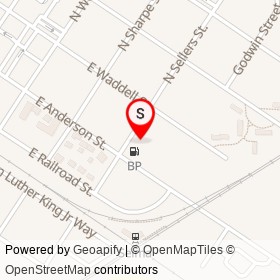 Short Stop on East Anderson Street, Selma North Carolina - location map