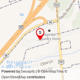 Travelers Inn on NC 96, Four Oaks North Carolina - location map
