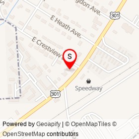 Ray's Garage on South Brightleaf Boulevard, Smithfield North Carolina - location map