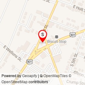 BP on South 3rd Street, Smithfield North Carolina - location map