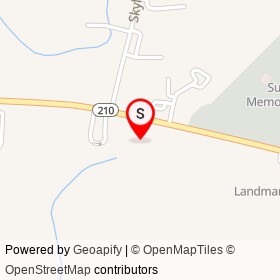Celtic Creamery JOCO on NC 210, Smithfield North Carolina - location map