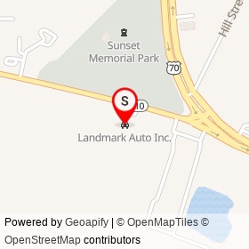 Landmark Auto Inc. on NC 210, Smithfield North Carolina - location map