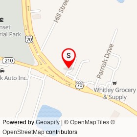 Cox Repair Service on West Market Street, Smithfield North Carolina - location map