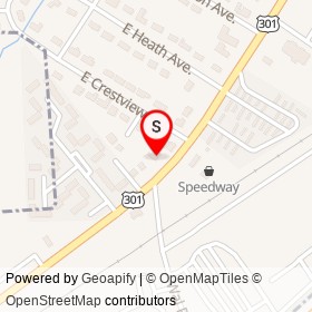 Soul Seafood Cafe’ on South Brightleaf Boulevard, Smithfield North Carolina - location map
