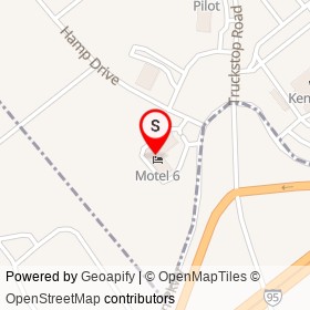 Motel 6 Kenly, NC on Johnston Parkway, Kenly North Carolina - location map