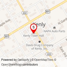 Kenly Police Department on West 2nd Street, Kenly North Carolina - location map