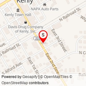 Kenly Drug & Pharmacy Inc on East 2nd Street, Kenly North Carolina - location map