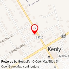 Dublin Brothers Detailing on West 2nd Street, Kenly North Carolina - location map
