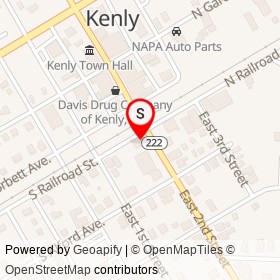 Kenly Medical Associates on East 2nd Street, Kenly North Carolina - location map