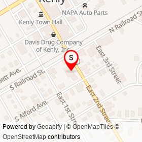 Kenly Funeral & Cremation Service on East 2nd Street, Kenly North Carolina - location map