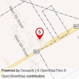 Kenly Chevrolet on North Church Street, Kenly North Carolina - location map