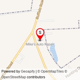 Mike's Auto Repair on River Road, Selma North Carolina - location map