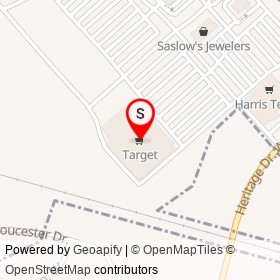 Target on Gloucester Drive, Wilson North Carolina - location map