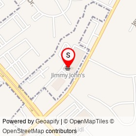 Jimmy John's on Airport Boulevard, Wilson North Carolina - location map