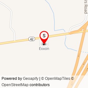Exxon on NC 42,  North Carolina - location map
