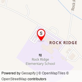 No Name Provided on Rock Ridge School Road,  North Carolina - location map