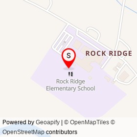 No Name Provided on Rock Ridge School Road,  North Carolina - location map