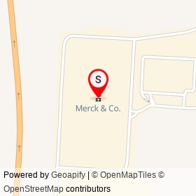 Merck & Co. on Merck Road, Wilson North Carolina - location map