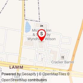 Sleep Inn Wilson Near I-95 on Hayes Place, Wilson North Carolina - location map