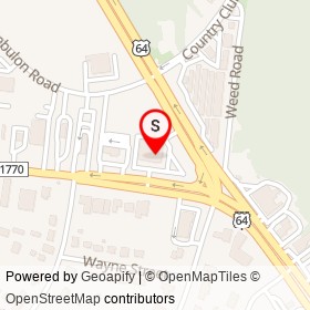 Walgreens on Sunset Avenue, Rocky Mount North Carolina - location map