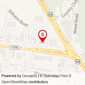 Truist on Sunset Avenue, Rocky Mount North Carolina - location map