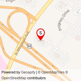 Holiday Inn on Enterprise Drive, Rocky Mount North Carolina - location map