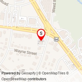 CVS Pharmacy on Sunset Avenue, Rocky Mount North Carolina - location map