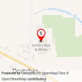Smith's Red & White on North Halifax Road, Dortches North Carolina - location map