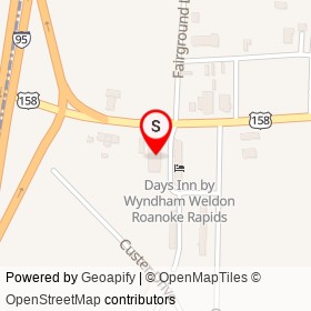 Econo Lodge Weldon - Roanoke Rapids on Julian R Allsbrook Highway, Weldon North Carolina - location map