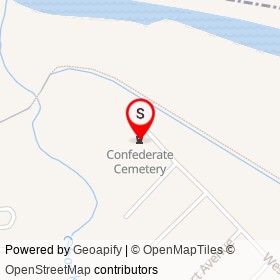 Confederate Cemetery on West 1st Street, Weldon North Carolina - location map