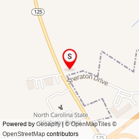 Exxon on Sheraton Drive, Roanoke Rapids North Carolina - location map