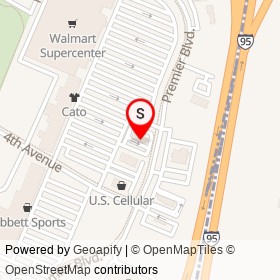 Arby's on Premier Boulevard, Roanoke Rapids North Carolina - location map