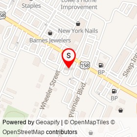 Taco Bell on Wheeler Street, Roanoke Rapids North Carolina - location map