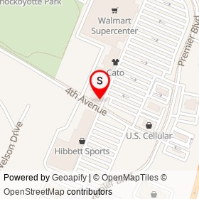 Internet Cafe on 4th Avenue, Roanoke Rapids North Carolina - location map