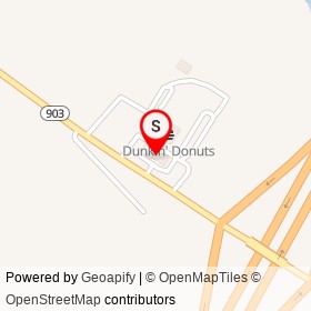 Oasis on NC 903,  North Carolina - location map