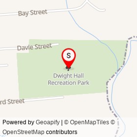 Dwight Hall Recreation Park on , Gaston North Carolina - location map