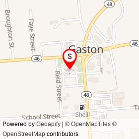 Hardee's on NC 46, Gaston North Carolina - location map