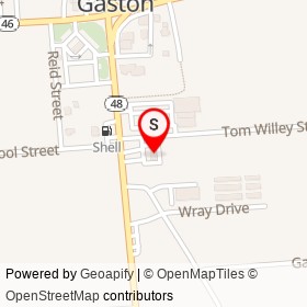 No Name Provided on Tom Willey Street, Gaston North Carolina - location map