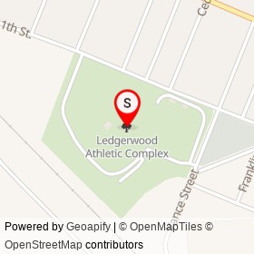Ledgerwood Athletic Complex on , Roanoke Rapids North Carolina - location map