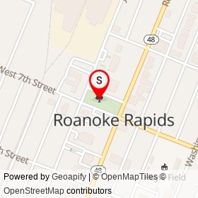 Roanoke Rapids on , Roanoke Rapids North Carolina - location map
